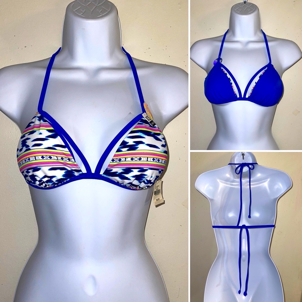 Pink Victoria’s Secret Swim Reversible Bikini Top